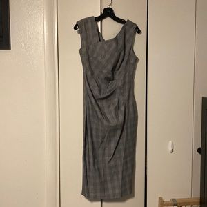 Muxxn houndstooth sleeveless dress